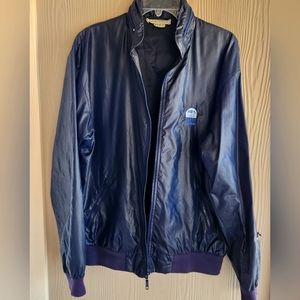 Izod Club Navy Rain Golf Jacket